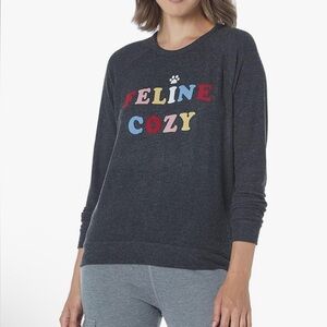 🆕 PJ Salvage Flannels Feline Cozy Long Sleeve